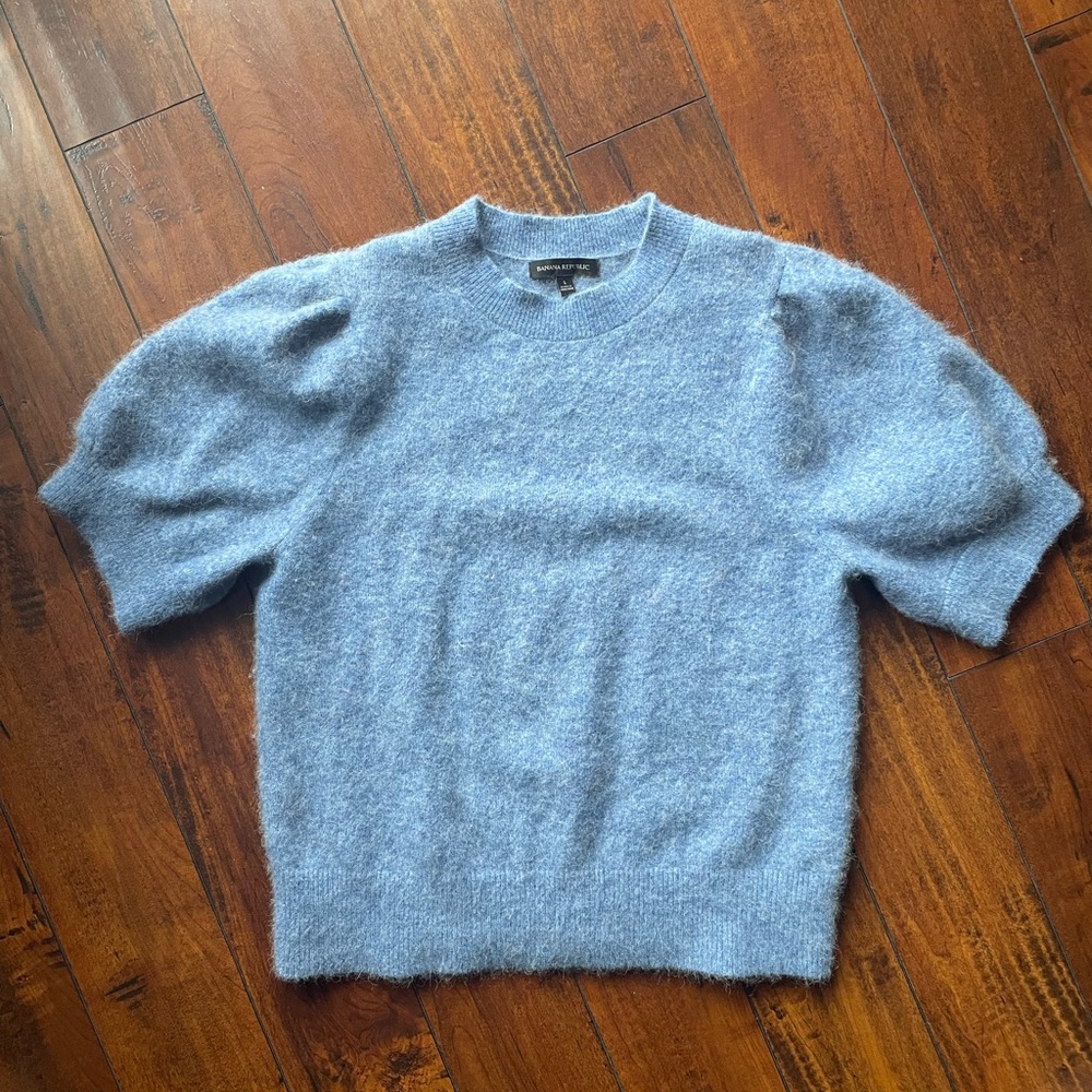 Banana Republic Sweater, size large, wool blend, powder blue